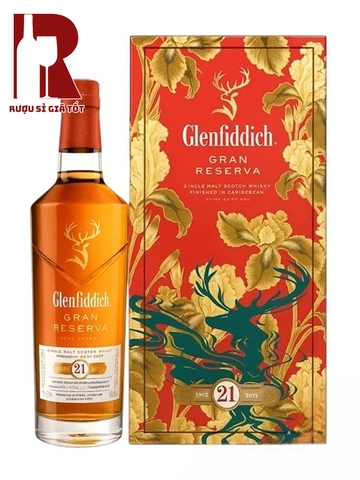 Rượu Glenfiddich 21 Năm - Hộp Quà Tết 2026