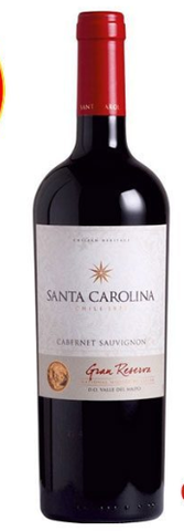 Rượu Santa Carolina Gran Reserva Carmenere, Cabernet Sauvignon, syrah 750ml