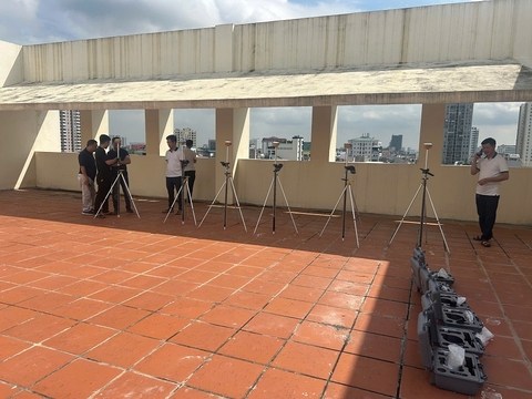 CHUYỂN GIAO LÔ MÁY RTK HI-TARGET V200 TẠI LONG BIÊN - HÀ NỘI