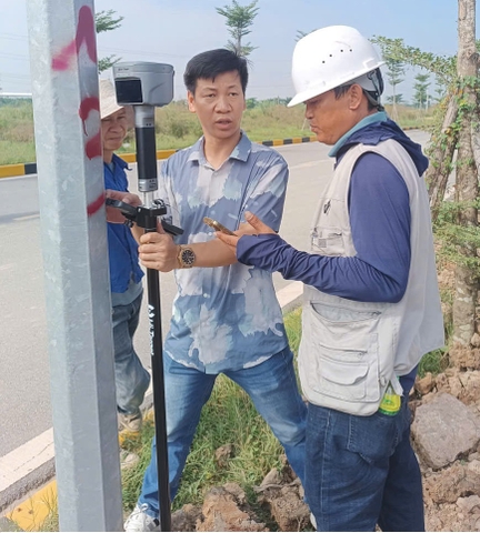 CHUYỂN GIAO MÁY RTK SLAM HI-TARGET V700S TẠI BẮC GIANG