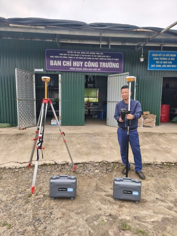 CHUYỂN GIAO RTK BASE ROVER HI-TARGET V600L TẠI TIÊN YÊN QUẢNG NINH