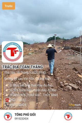 CHUYỂN GIAO MÁY RTK PRECISE X7LITE TẠI BẮC NINH