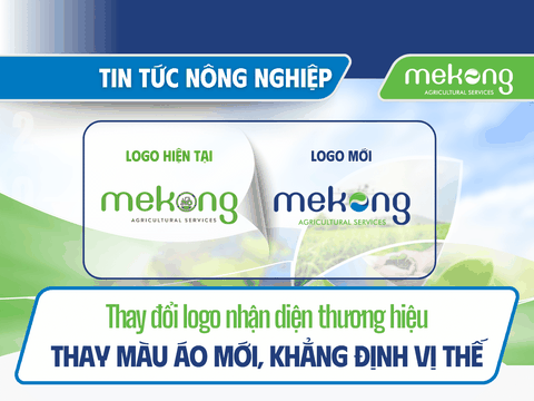 Thông báo thay đổi logo nhận diện thương hiệu Công ty TNHH Nguyên liệu Nông nghiệp Mekong