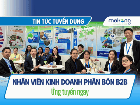 Tuyển dụng nhân viên kinh doanh phân bón B2B