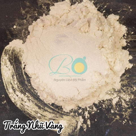 Trắng Nhũ Vàng