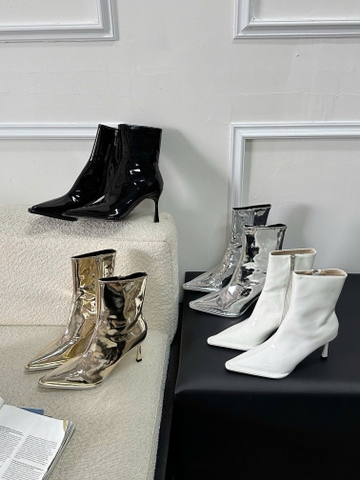 G007 (Bốt) Boots Cổ Thấp Nữ Gót Nhọn 8 Cm Hàng Loại Đẹp