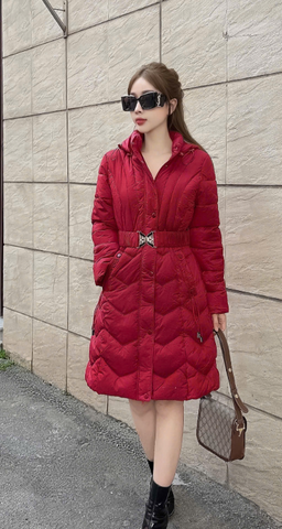 G93460 Áo Phao Nữ Dáng Dài Siêu Nhẹ Dày Ấm Thời Trang