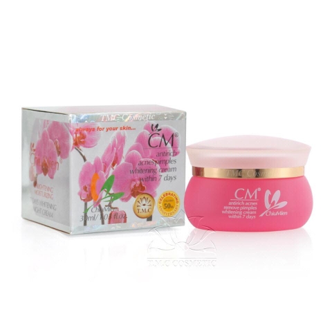 CM® ANTIRICH ACNES PIMPLES WHITENING CREAM CM® ANTIRICH ACNES PIMPLES WHITENING CREAM KEM CM® DƯỠNG ẨM HOA LAN HỒNG