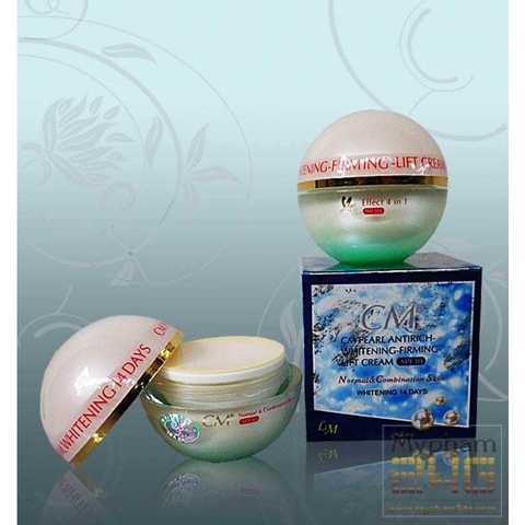 Kem dưỡng da CM ngọc trai - CM Pearl Antirich-Whitening-Firming-Lift Cream (Within 14 days) SPF30 (50g)