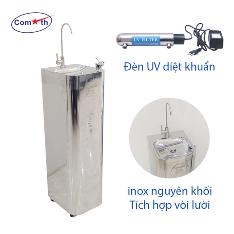 Máy lọc nước RO inox Comath CM-N126 8 cấp UV diệt khuẩn