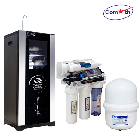 Máy lọc nước RO Comath CM1-5 có vỏ tủ mặt kính 5 cấp lọc