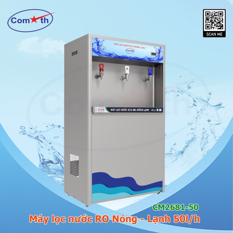 Máy lọc nước RO nóng lạnh công suất lớn Comath CM2681-50