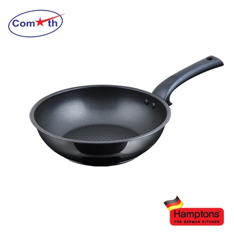 Chảo INOX sâu lòng 26cm 3 đáy chống dính Hamptons SoGno HTS-26W