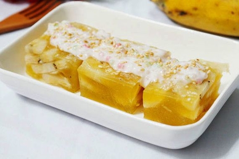 Bánh chuối hấp dành cho người ăn kiêng