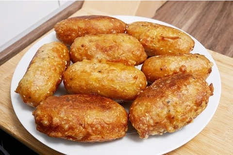 Bánh chuối chiên giòn tan trong miệng ăn là ghiền ngay
