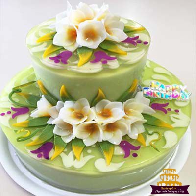 Bánh sinh nhật thạch rau câu dành tặng cho người ăn kiêng