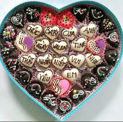 Socola valentine Quảng Ngãi ngon và hoa sáp đẹp cho lễ tình nhân