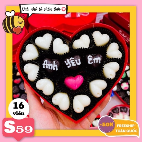 Hộp socola ngày valentine Hòa Bình