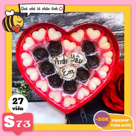 Tặng socola Valentine và hoa tươi Valentine lãng mạn Bắc Kạn