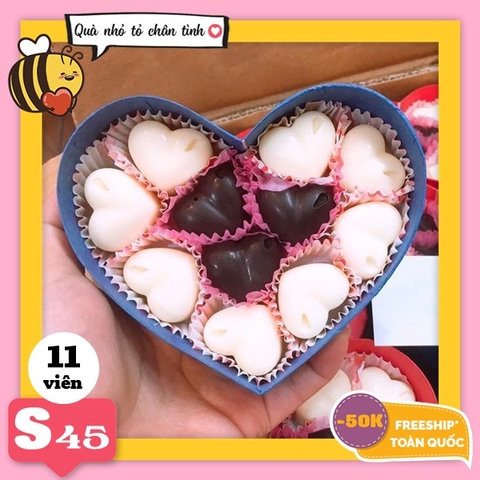 Hộp quà socola valentine Sơn La độc lạ và hoa tươi 14/2