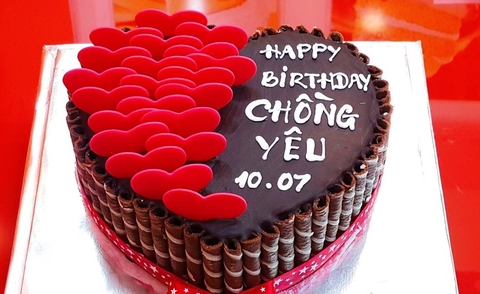 Bánh kem hình Trái tim Bánh sinh nhật tặng người thương yêu | Bánh kem hương vị Việt - antoanvesinh.com