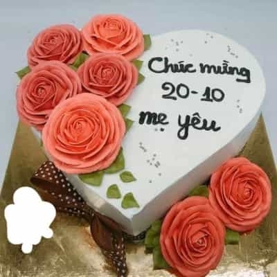 BGi13 - Trái tim hoa hồng bánh sinh nhật Lai Châu