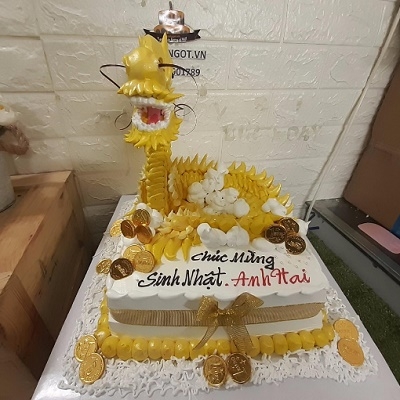X29 bánh sinh nhật tuổi thìn Rồng vàng