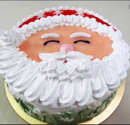 GS47 - Bánh kem mặt ông già Noel độc đáo
