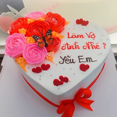 Yêu em - bánh kem tặng vợ yêu