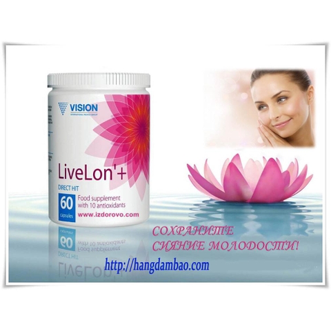 Vision Live Lon + thực phẩm chống lão hóa