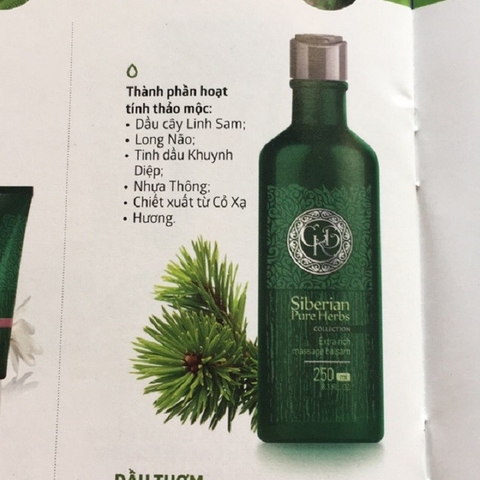 Dầu Extra Rich Massage Balsam của Siberian Health