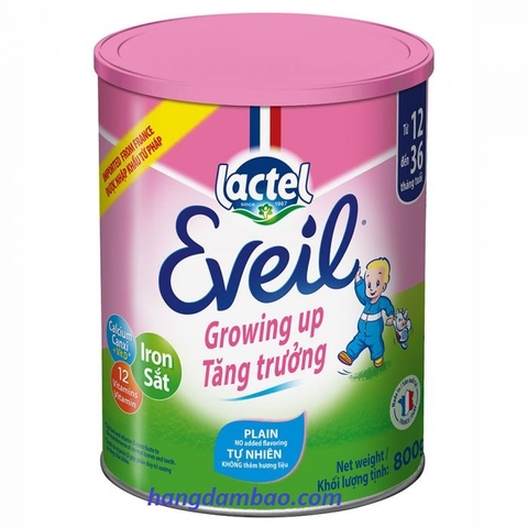 Sữa bột Lactel Eveil Growing Up