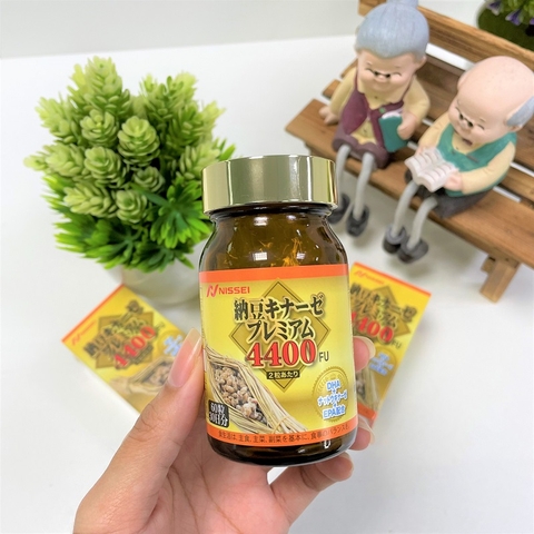 Viên uống phòng ngừa đột quỵ Nattokinase Premium 4400FU Nhật Bản