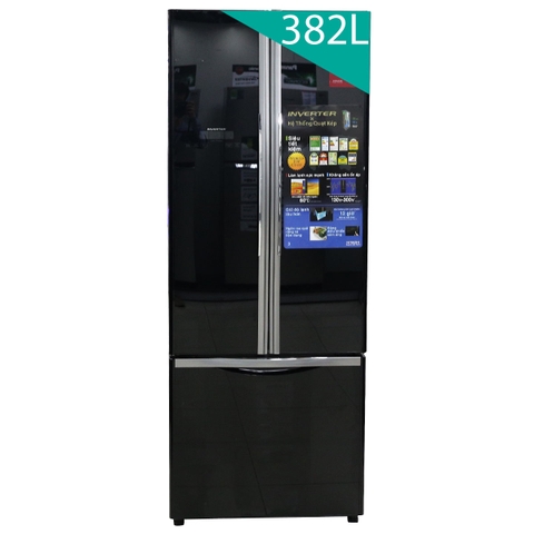 Tủ lạnh HITACHI R-FWB475PGV2GBK 3 cửa màu đen