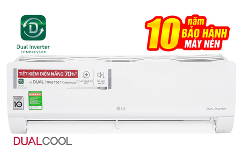 Điều hòa 1 chiều Inverter LG V13ENS 12.000BTU Dual Cool