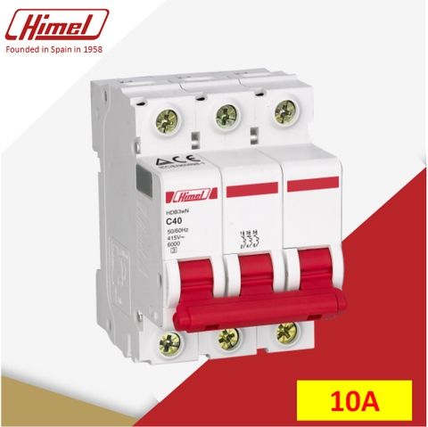 Cầu Dao Tự Động  MCB 3P, 10A, 6kA