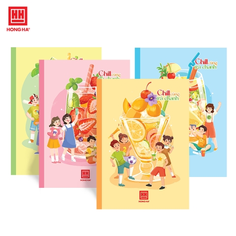 Vở 4 ô ly 200 trang Hồng Hà South Star Chill cùng trà chanh - 0748