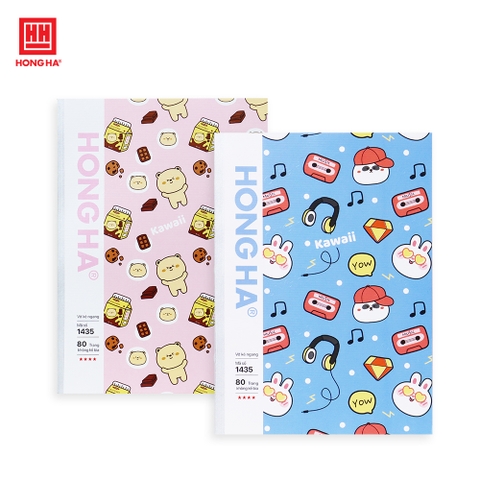 Vở kẻ ngang 80 trang Study Kawaii Hồng Hà -1435