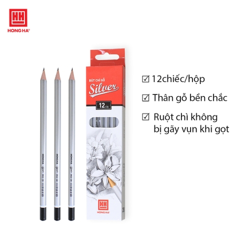 Bút chì gỗ 2B Siliver - 3532