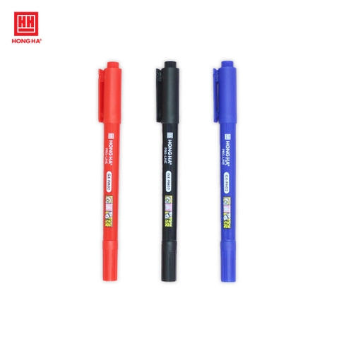 Bút lông dầu 2 đầu không xóa được GX-PM02 Hồng Hà - 6669