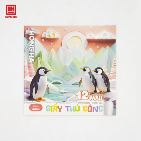Giấy thủ công Hồng Hà 12 màu - 3363