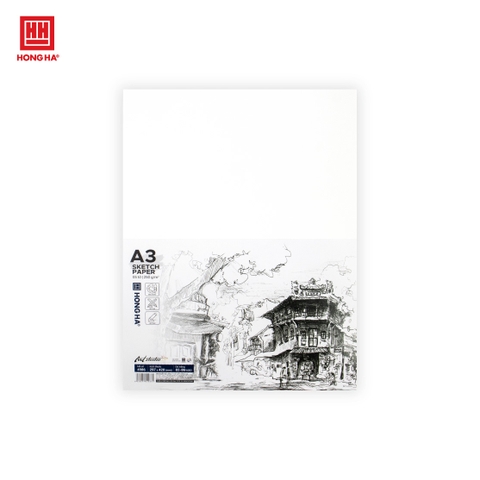 Giấy vẽ A3 Hồng Hà Art Studio 250gsm - 4986
