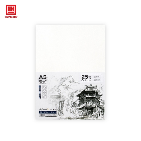 Giấy vẽ A5 Hồng Hà Art Studio 200gsm - 8182