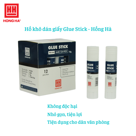 Hồ khô dán giấy  Glue Stick văn phòng Hồng Hà - 6648