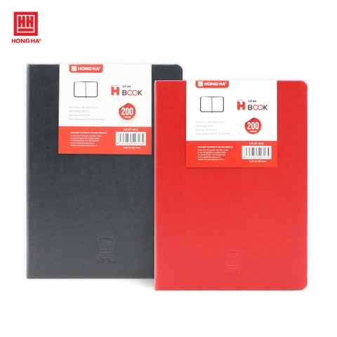 Sổ da A5 Hồng Hà 200 trang H-Book - 4613