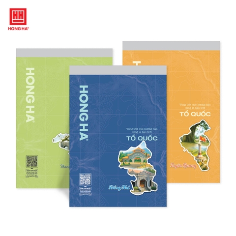 Sổ Gáy Ghim 120 Trang A6 Hồng Hà 34 Tỉnh Thành ĐL: 70/76-78 - 4677