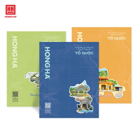 Sổ Gáy Ghim 120 Trang Hồng Hà 34 Tỉnh Thành ĐL: 70/76-78 - 4676