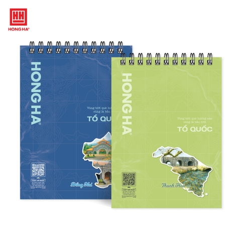 Sổ Lò Xo 160 Trang A5 Hồng Hà 34 Tỉnh Thành - 4208