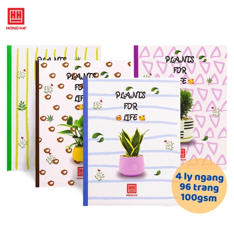 Vở 4 ly ngang 96 trang Hồng Hà Class Plant for Life - 0430