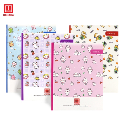 Vở 4 ô ly 200 trang Hồng Hà Class Animals - 0448